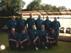 Ifton Bowling Club lineup for a photo shot before the final of the County Cup