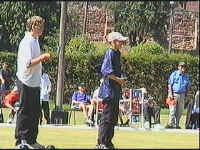 Kieran Walker under the hat winning 21/19 after a hard game from Sam Folliard